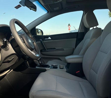 Silver Kia Sportage 2021