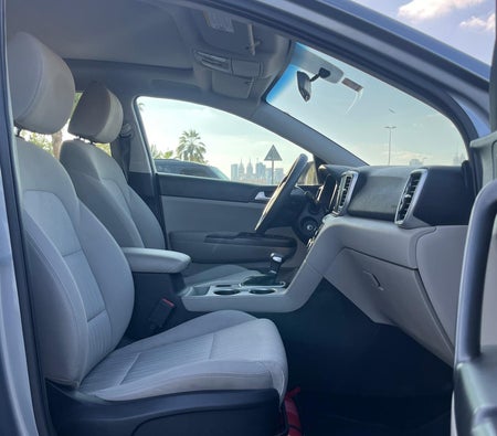Silver Kia Sportage 2021