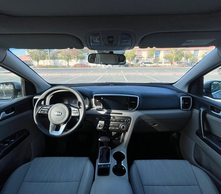 Silver Kia Sportage 2021