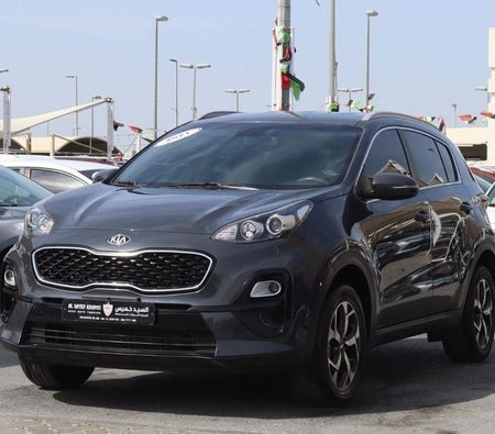 Gray Kia Sportage 2021