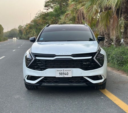 White Kia Sportage 2024