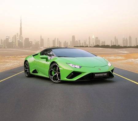 Green Lamborghini Huracan Evo Spyder 2023 Green Lamborghini Huracan Evo Spyder 2023