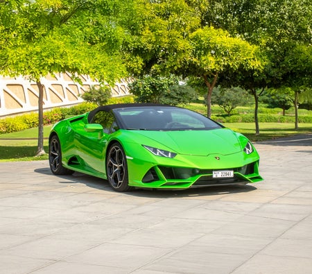 Louer Lamborghini Huracan Evo Spyder 2024 en Dubai