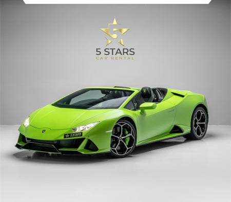 affitto Lamborghini Huracán Evo Spyder 2024 in Dubai
