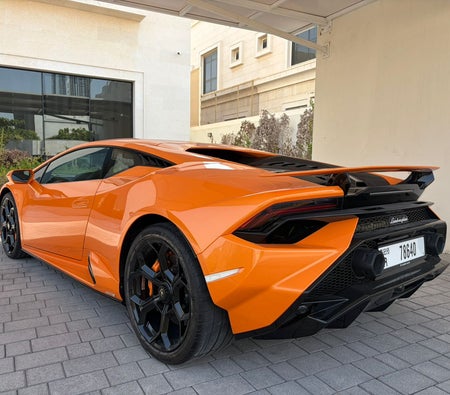Orange Lamborghini Huracan Tecnica 2024