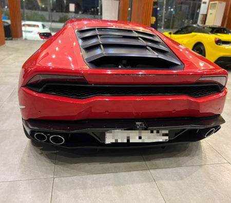 Red Lamborghini Huracan 2017