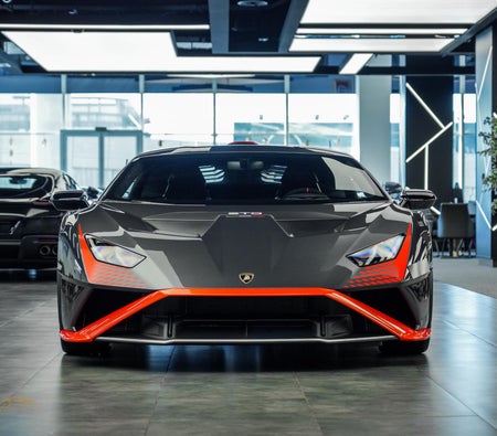 Dark Gray Lamborghini Huracan STO 2022