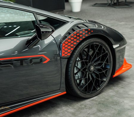 Dark Gray Lamborghini Huracan STO 2022