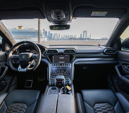 Blue Lamborghini Urus 2022