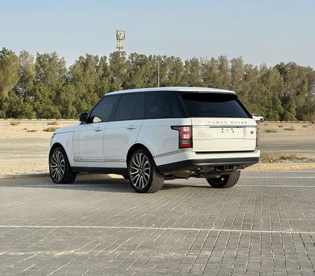 Weiß Land Rover Range Rover 2015