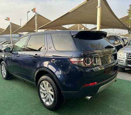 Blauw Land Rover Discovery 2016