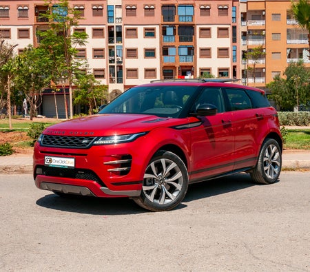 Red Land Rover Range Rover Evoque 2024