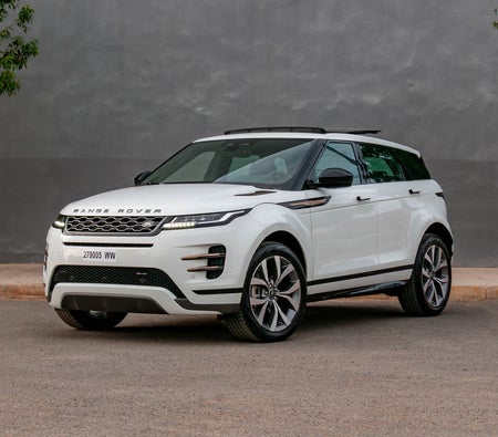 White Land Rover Range Rover Evoque 2024