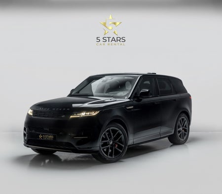 Black Land Rover Range Rover Sport HSE Dynamic V8 2024 Black Land Rover Range Rover Sport HSE Dynamic V8 2024