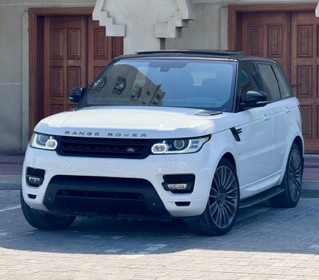 Weiß Land Rover Range Rover Sport Supercharged 2014