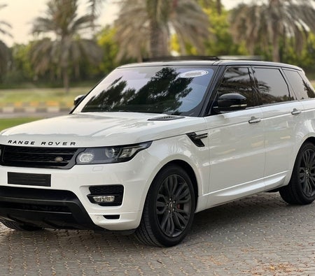 Белый Land Rover Range Rover Sport HSE V6 2016 год
