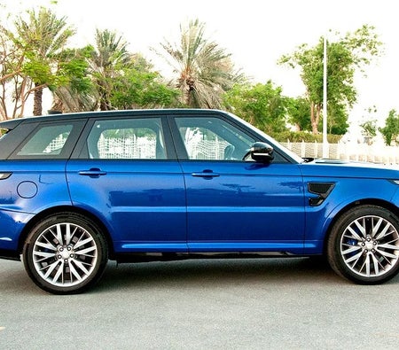 Blau Land Rover Range Rover Sport SVR 2017