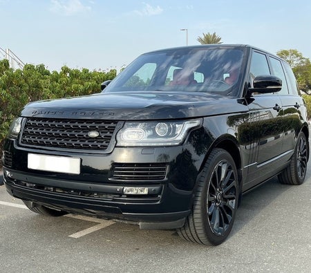 Black Land Rover Range Rover Autobiography 2015
