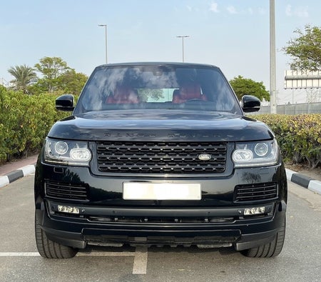 Black Land Rover Range Rover Autobiography 2015