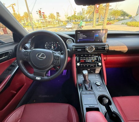 Silver Lexus IS350 2023