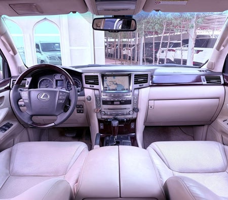Gold Lexus LX570 2009