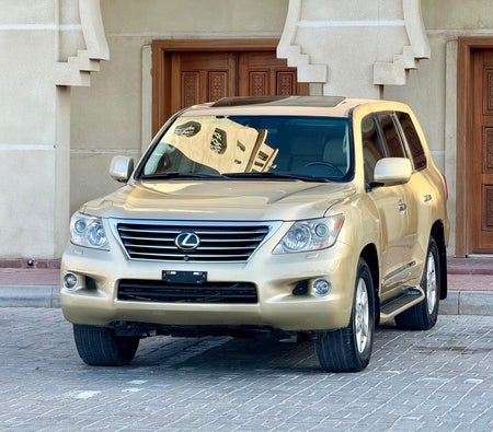 Gold Lexus LX570 2009