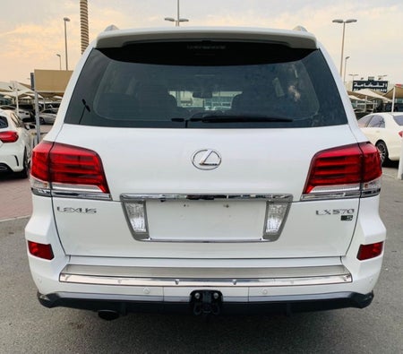 Blanc Lexus LX570 2015