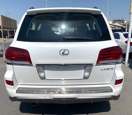 Weiß Lexus LX570 2015