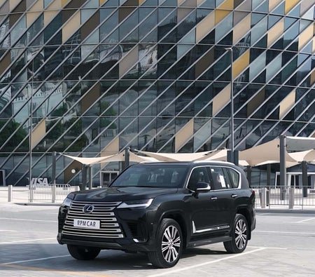 Black Lexus LX600 Signature 2024