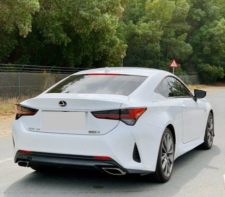 White Lexus RC 300 2019