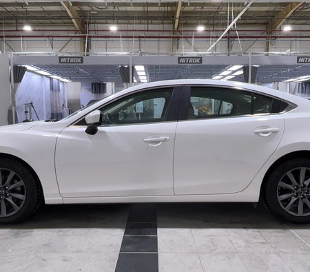 White Mazda 6 S 2022