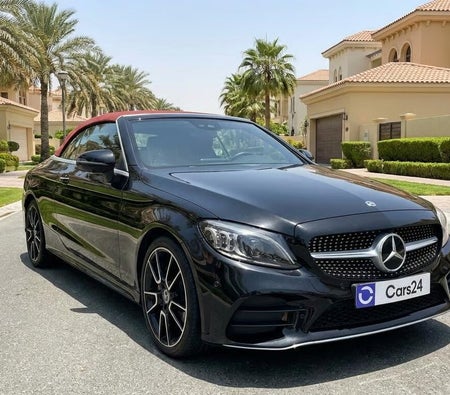Schwarz Mercedes Benz C200 AMG LINE CABRIO 2019 Schwarz Mercedes Benz C200 AMG LINE CABRIO 2019