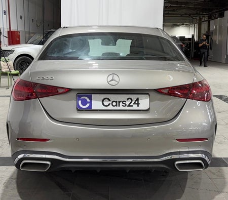 Gray Mercedes Benz C200 AMG Premium Plus 2024