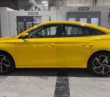 Yellow MG GT Luxury 2022