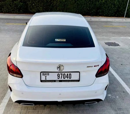 White MG GT 2024