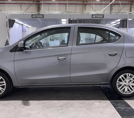 Gray Mitsubishi Attrage GLX HIGHLINE 2023 Gray Mitsubishi Attrage GLX HIGHLINE 2023