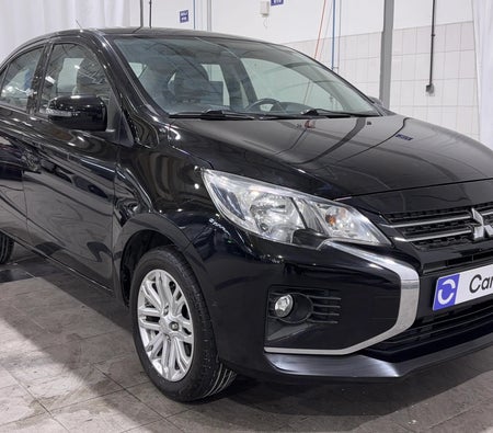 Black Mitsubishi Attrage GLX HIGHLINE 2025 Black Mitsubishi Attrage GLX HIGHLINE 2025