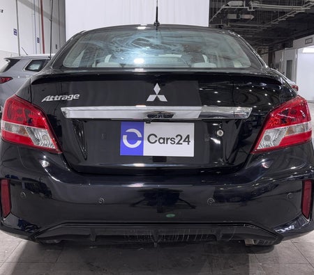 Black Mitsubishi Attrage GLX HIGHLINE 2025