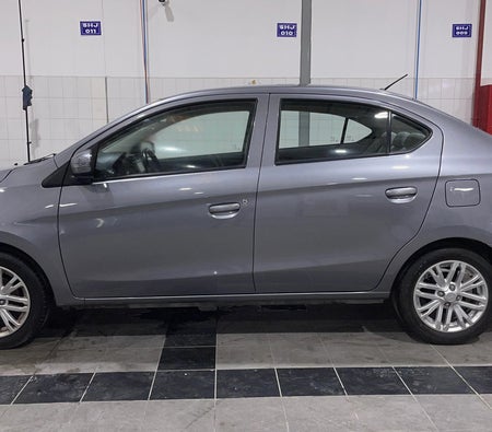 Gray Mitsubishi Attrage GLX HIGHLINE 2023