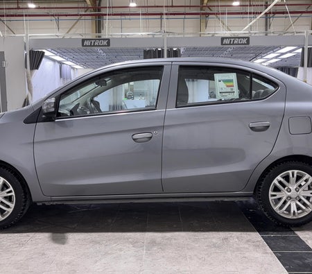 Gray Mitsubishi Attrage GLX HIGHLINE 2023 Gray Mitsubishi Attrage GLX HIGHLINE 2023