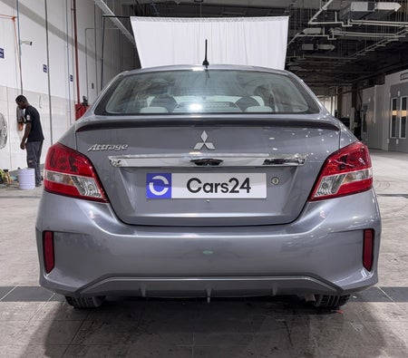 Gray Mitsubishi Attrage GLX HIGHLINE 2023 Gray Mitsubishi Attrage GLX HIGHLINE 2023