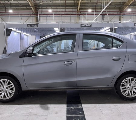 Grau Mitsubishi Attrage GLX HIGHLINE 2023 Grau Mitsubishi Attrage GLX HIGHLINE 2023