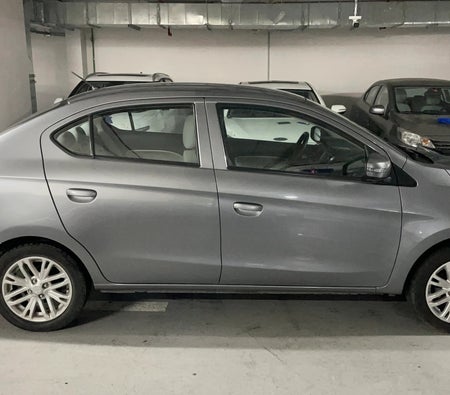 Gray Mitsubishi Attrage GLX HIGHLINE 2023