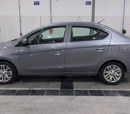 Gray Mitsubishi Attrage GLX HIGHLINE 2023 Gray Mitsubishi Attrage GLX HIGHLINE 2023