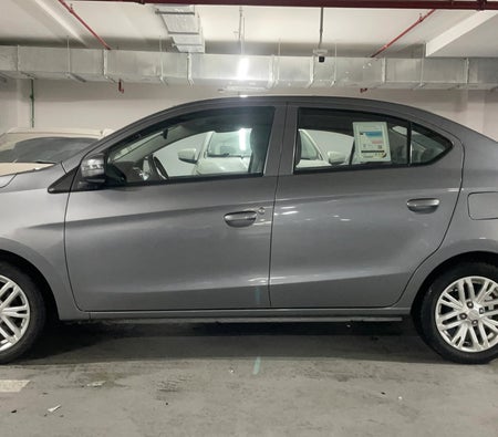 Gray Mitsubishi Attrage GLX HIGHLINE 2023 Gray Mitsubishi Attrage GLX HIGHLINE 2023