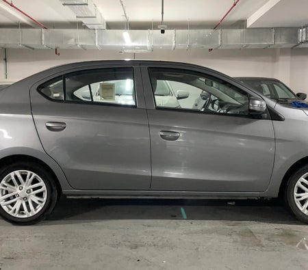 Gray Mitsubishi Attrage GLX HIGHLINE 2023