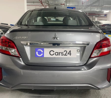 Gray Mitsubishi Attrage GLX HIGHLINE 2023 Gray Mitsubishi Attrage GLX HIGHLINE 2023