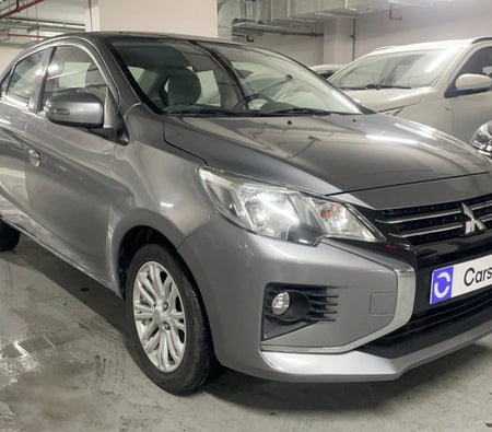 Gray Mitsubishi Attrage GLX HIGHLINE 2023 Gray Mitsubishi Attrage GLX HIGHLINE 2023