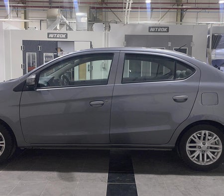 Gray Mitsubishi Attrage GLX HIGHLINE 2023 Gray Mitsubishi Attrage GLX HIGHLINE 2023