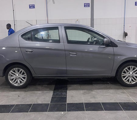 Gray Mitsubishi Attrage GLX HIGHLINE 2023